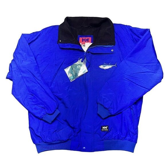 Helly Hansen Storm Jacket Custom Embroidery Mazarine Blue Men's Extra Large (XL) - Picture 1 of 6